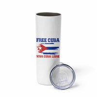 Cuban American Pride Skinny Tumbler Freedom For Cuba