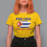 Cuban American Pride T Shirt For Women Freedom For Cuba