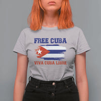 Cuban American Pride T Shirt For Women Freedom For Cuba