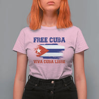 Cuban American Pride T Shirt For Women Freedom For Cuba