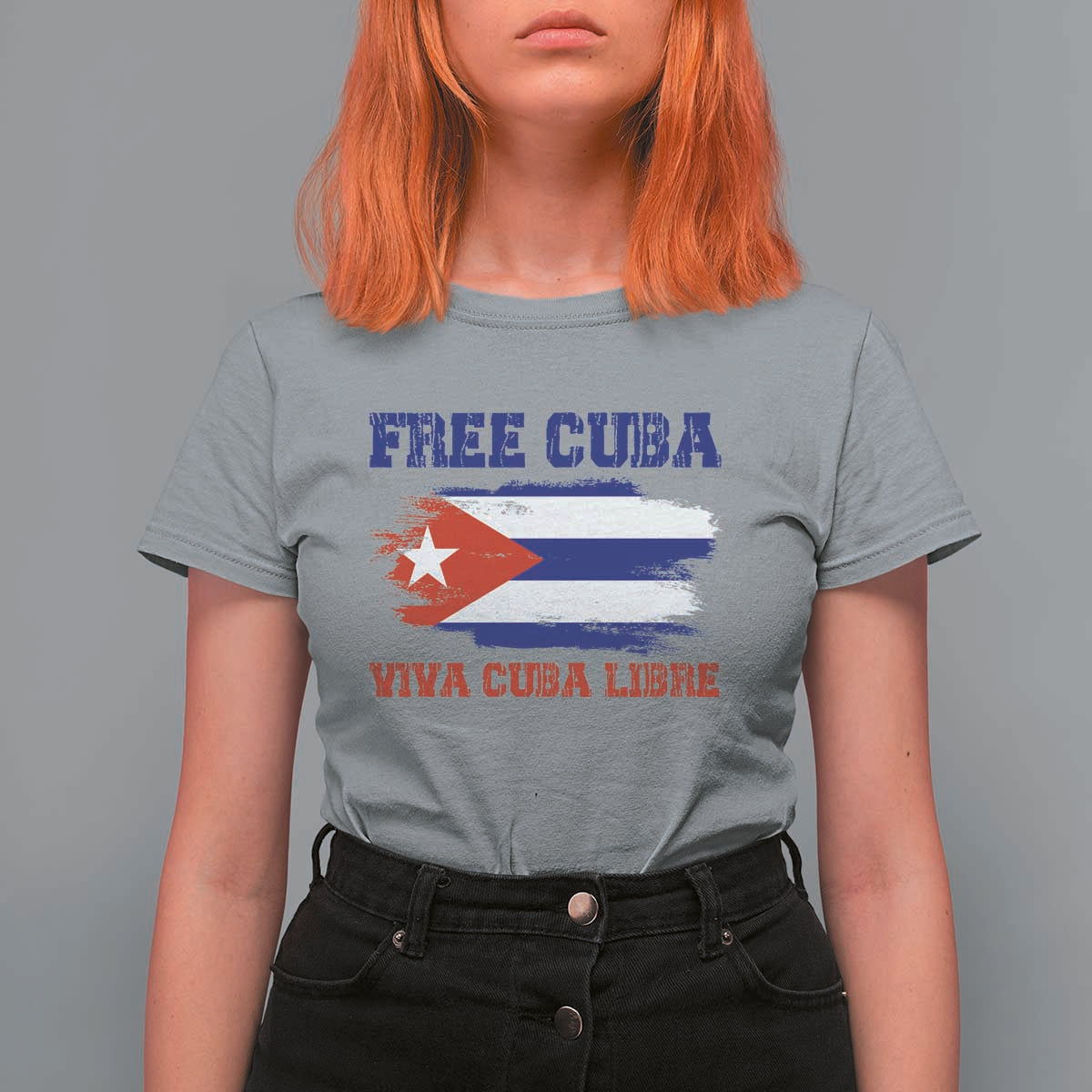 Cuban American Pride T Shirt For Women Freedom For Cuba