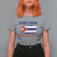 Cuban American Pride T Shirt For Women Freedom For Cuba