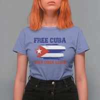 Cuban American Pride T Shirt For Women Freedom For Cuba