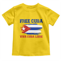 Cuban American Pride Toddler T Shirt Freedom For Cuba