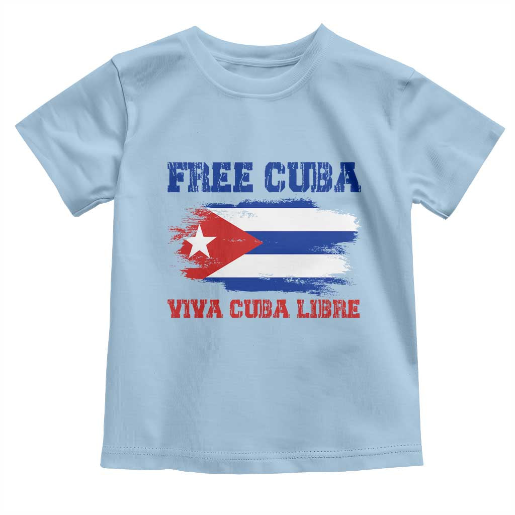 Cuban American Pride Toddler T Shirt Freedom For Cuba