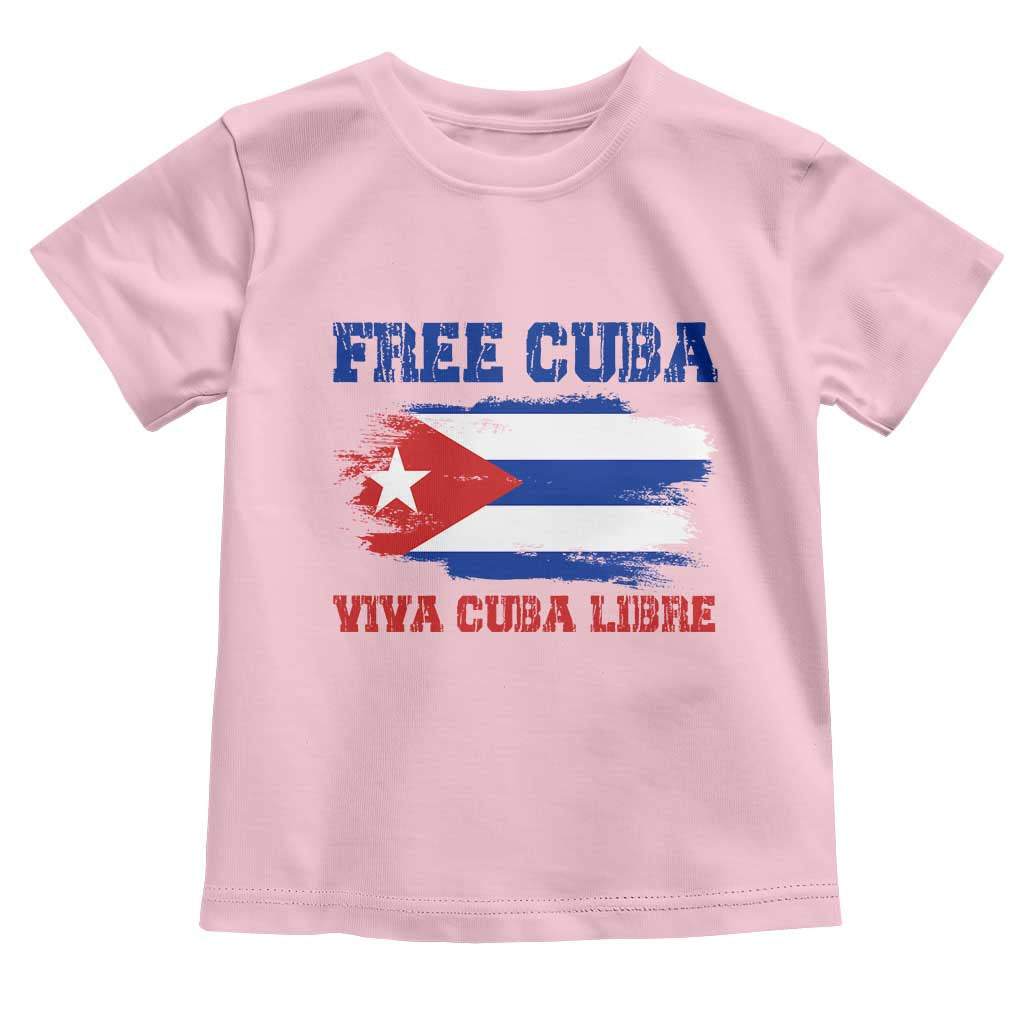 Cuban American Pride Toddler T Shirt Freedom For Cuba