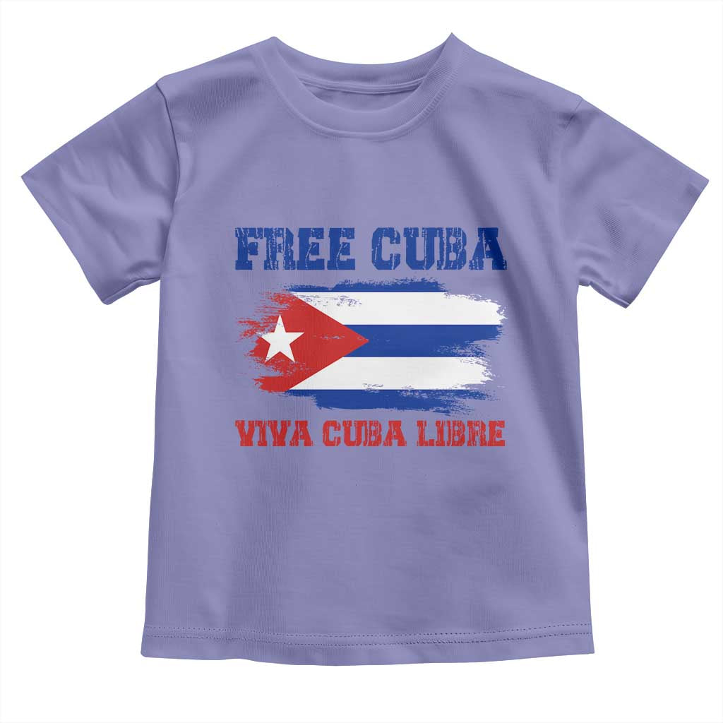 Cuban American Pride Toddler T Shirt Freedom For Cuba