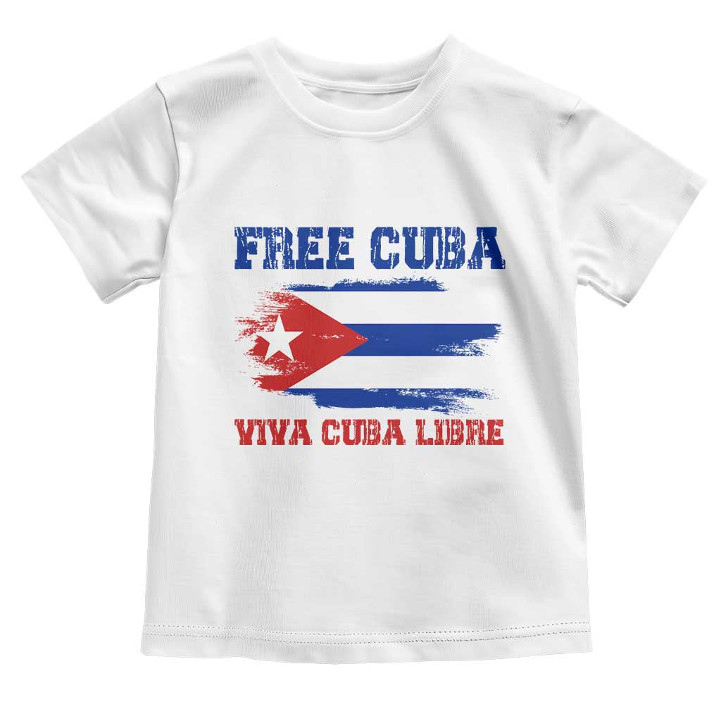 Cuban American Pride Toddler T Shirt Freedom For Cuba