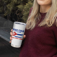 Cuban American Pride Tumbler Cup Freedom For Cuba