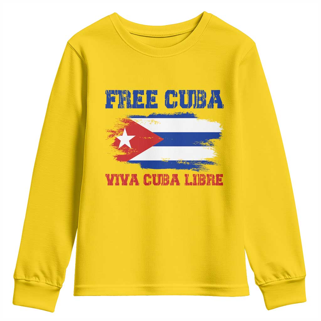 Cuban American Pride Youth Sweatshirt Freedom For Cuba