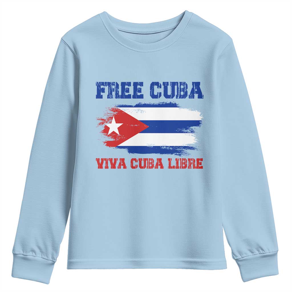 Cuban American Pride Youth Sweatshirt Freedom For Cuba