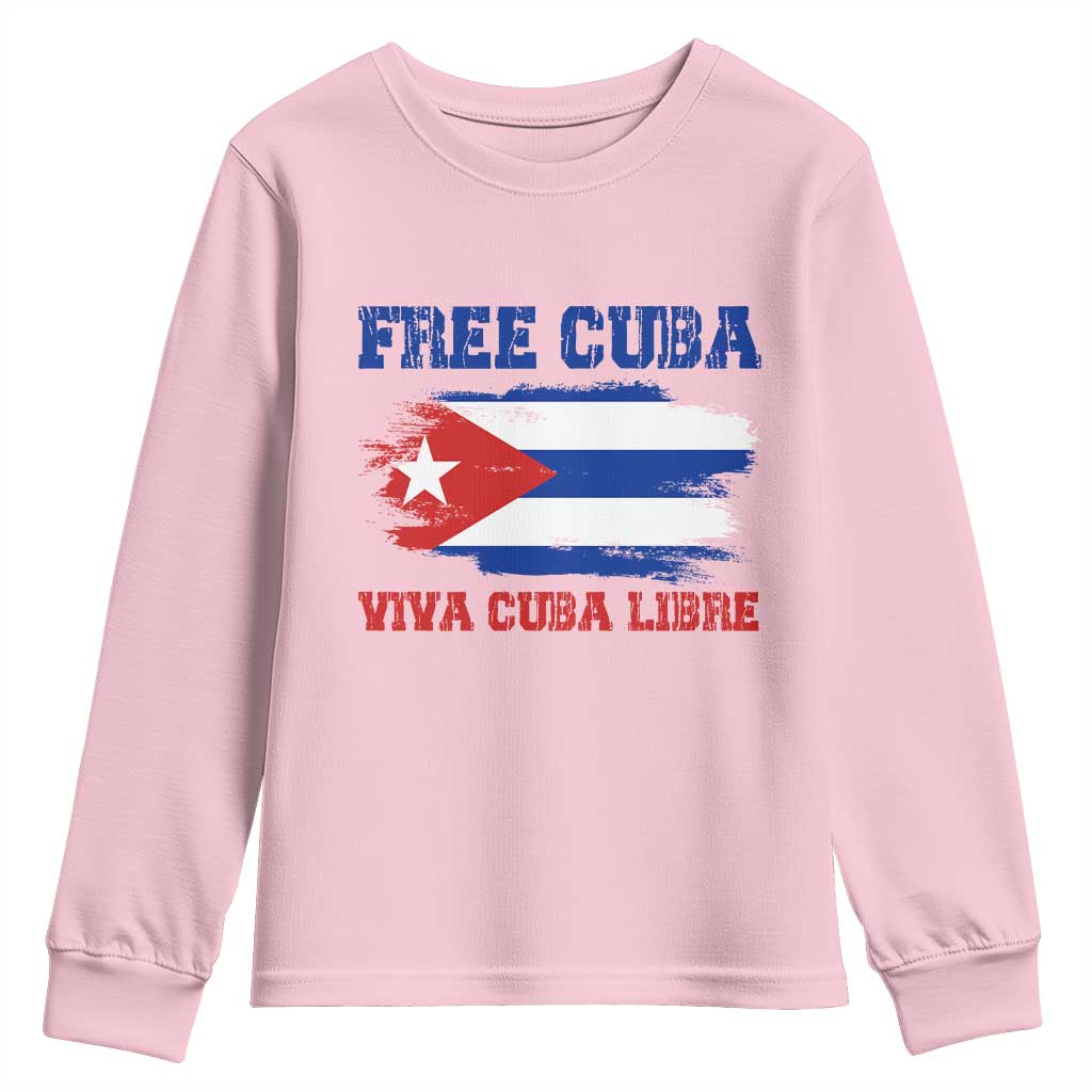 Cuban American Pride Youth Sweatshirt Freedom For Cuba