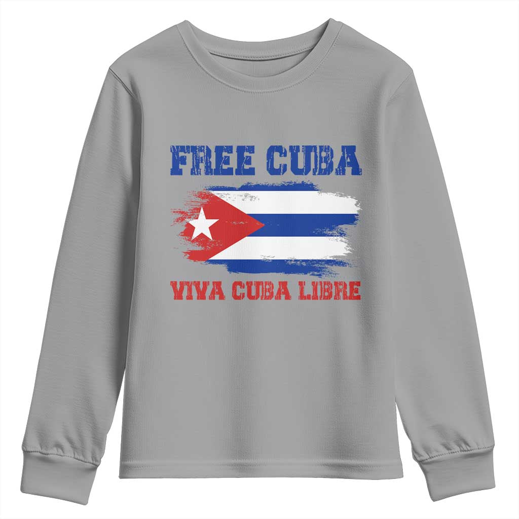 Cuban American Pride Youth Sweatshirt Freedom For Cuba