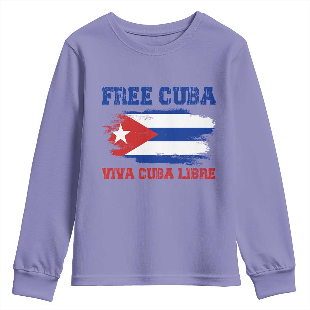 Cuban American Pride Youth Sweatshirt Freedom For Cuba