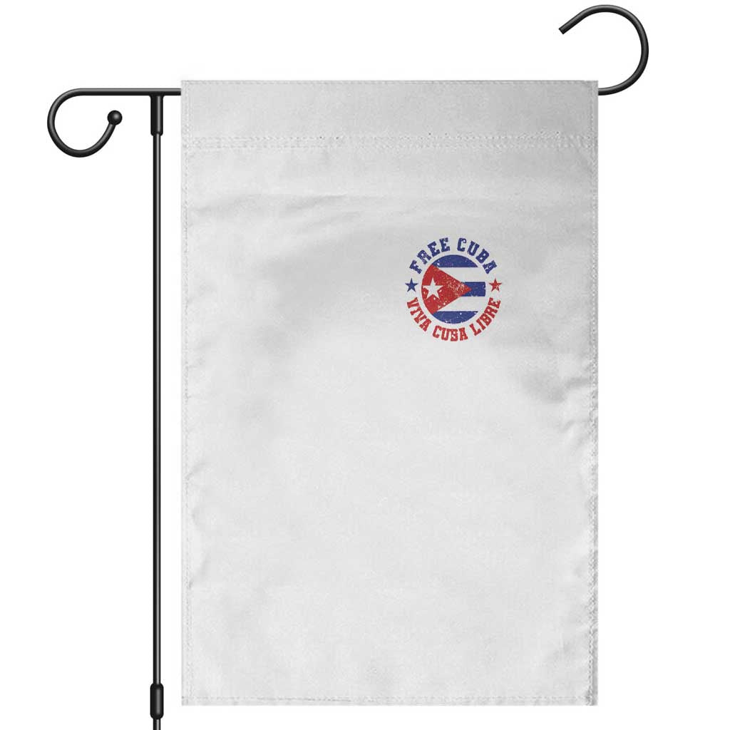 Free Cuba Viva Cuba Libre Garden Flag SOS Cuba Energy Crisis