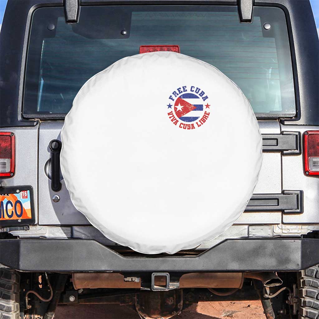 Free Cuba Viva Cuba Libre Spare Tire Cover SOS Cuba Energy Crisis