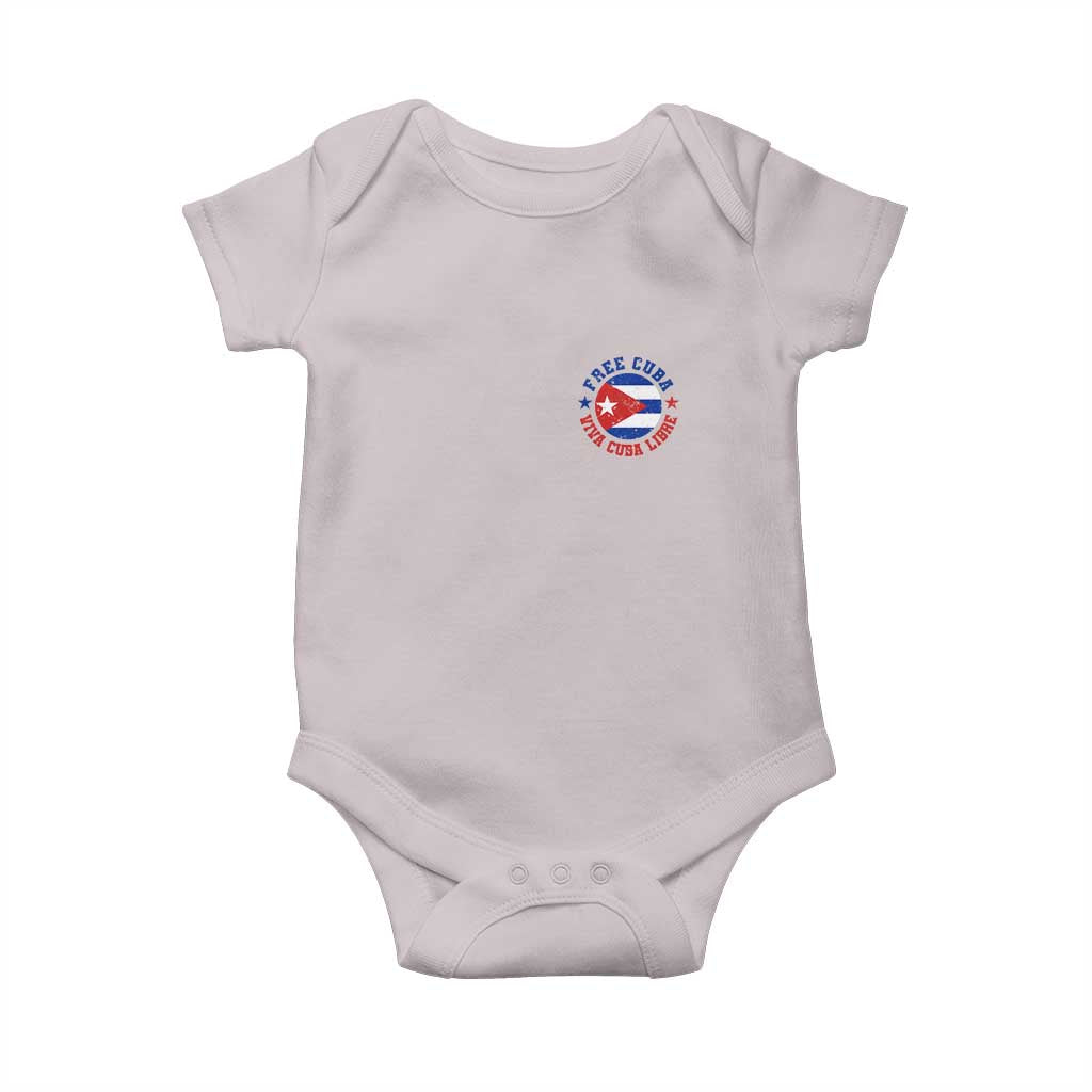 Free Cuba Viva Cuba Libre Baby Onesie SOS Cuba Energy Crisis