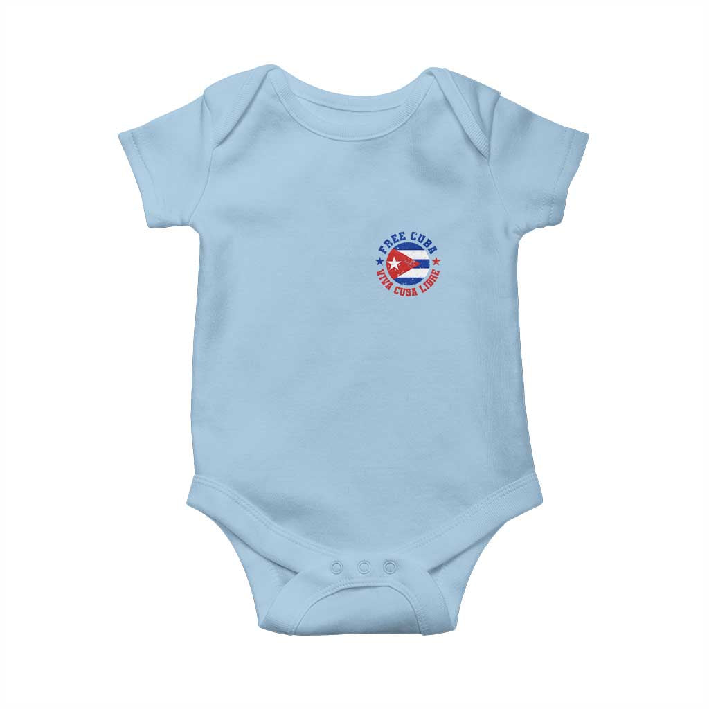 Free Cuba Viva Cuba Libre Baby Onesie SOS Cuba Energy Crisis