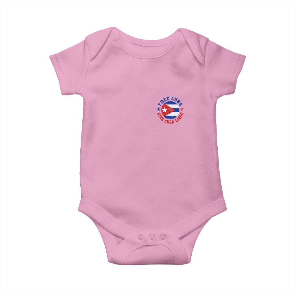 Free Cuba Viva Cuba Libre Baby Onesie SOS Cuba Energy Crisis