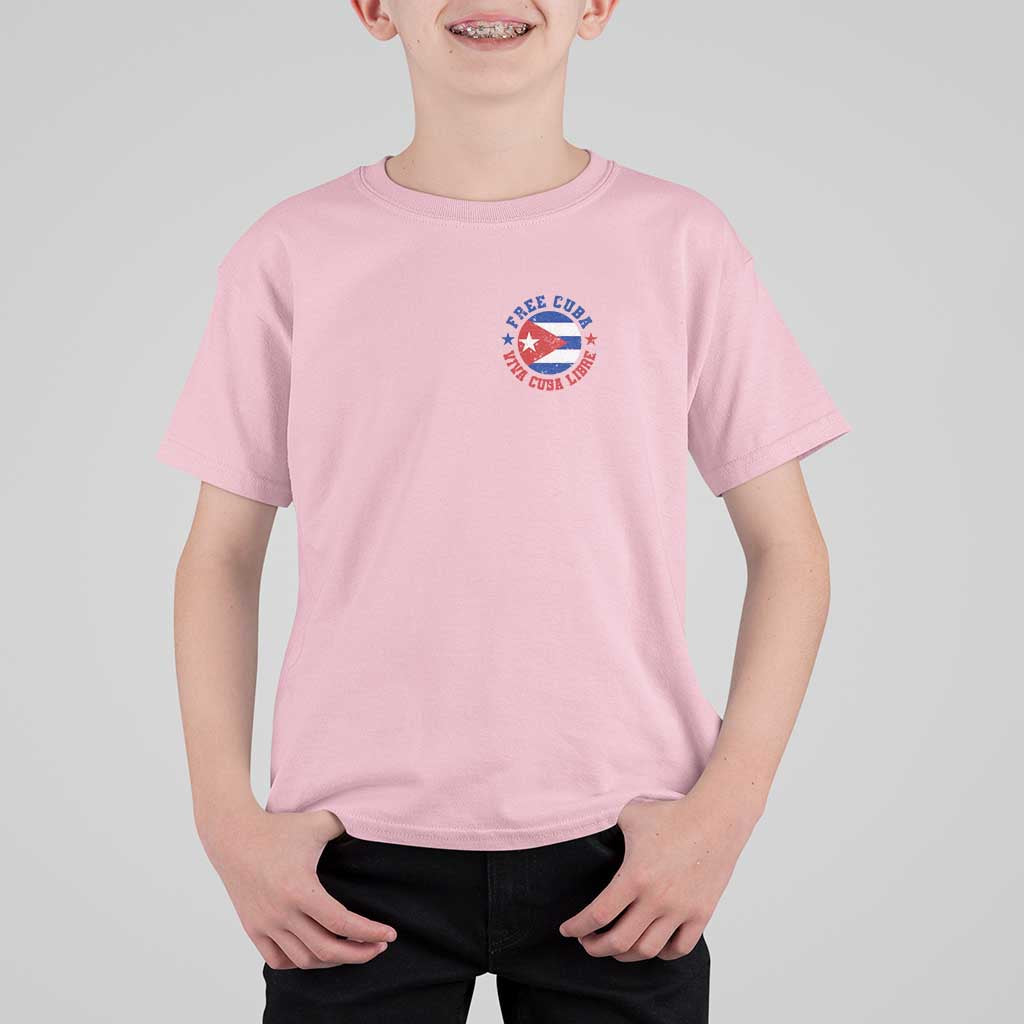 Free Cuba Viva Cuba Libre T Shirt For Kid SOS Cuba Energy Crisis