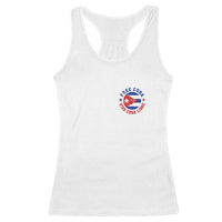 Free Cuba Viva Cuba Libre Racerback Tank Top SOS Cuba Energy Crisis