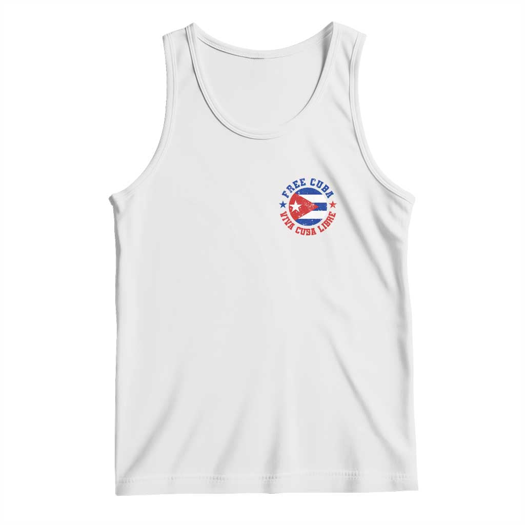 Free Cuba Viva Cuba Libre Tank Top SOS Cuba Energy Crisis