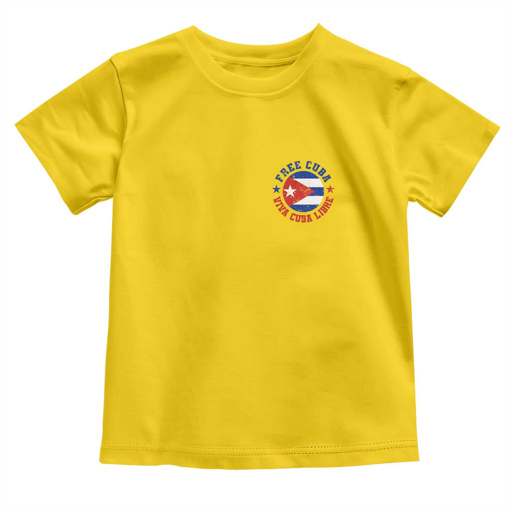 Free Cuba Viva Cuba Libre Toddler T Shirt SOS Cuba Energy Crisis