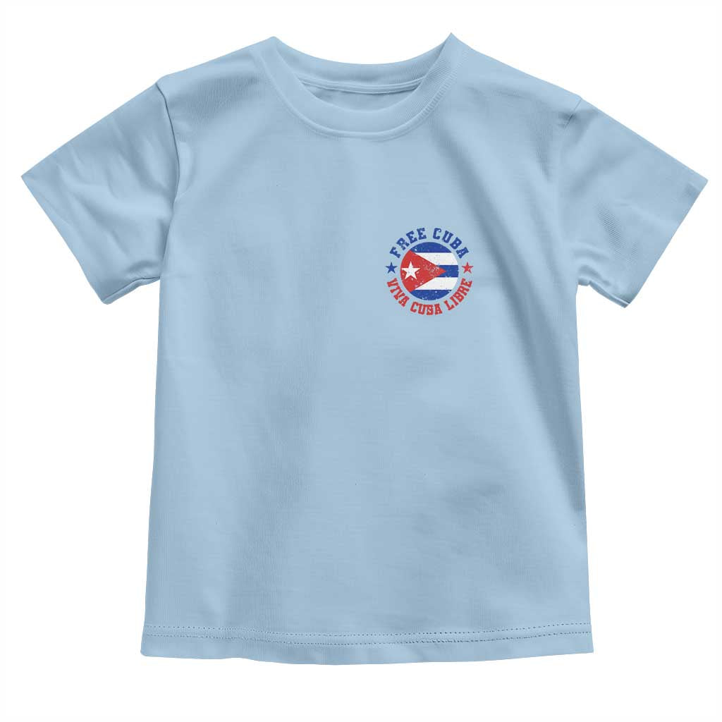 Free Cuba Viva Cuba Libre Toddler T Shirt SOS Cuba Energy Crisis