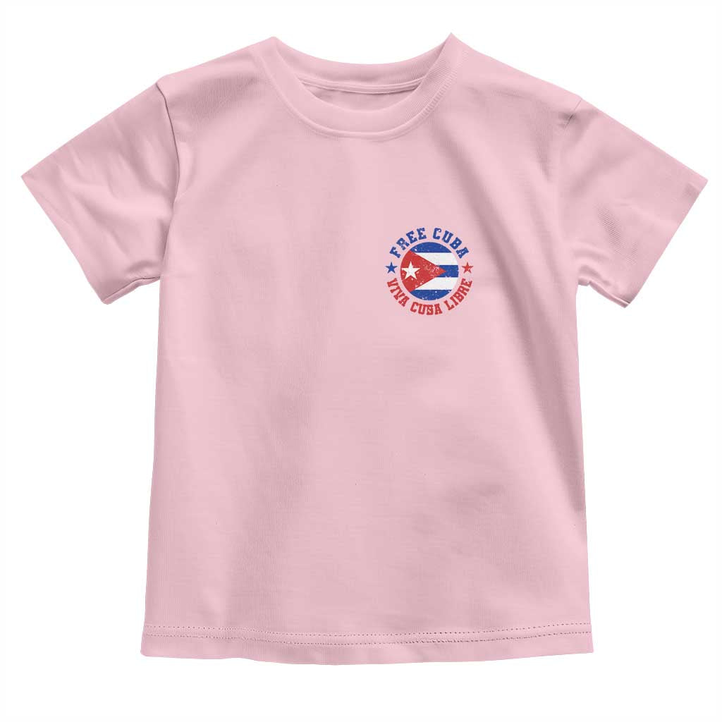 Free Cuba Viva Cuba Libre Toddler T Shirt SOS Cuba Energy Crisis