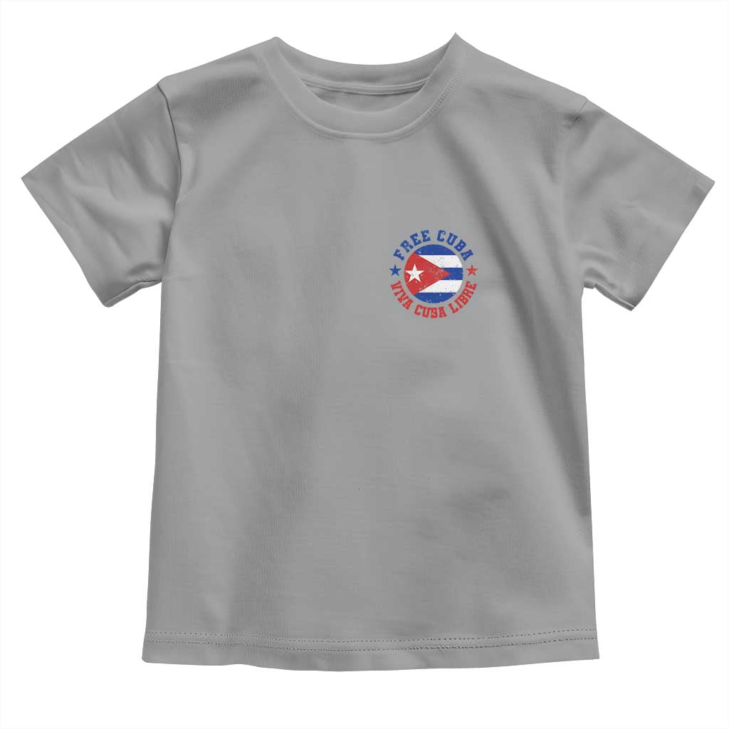 Free Cuba Viva Cuba Libre Toddler T Shirt SOS Cuba Energy Crisis