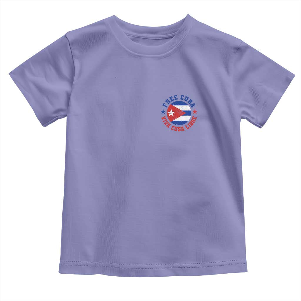 Free Cuba Viva Cuba Libre Toddler T Shirt SOS Cuba Energy Crisis