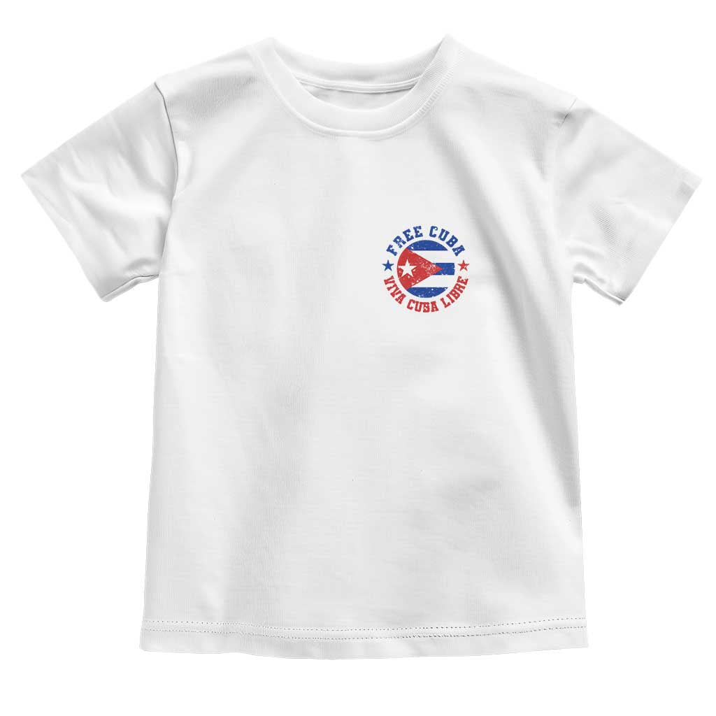 Free Cuba Viva Cuba Libre Toddler T Shirt SOS Cuba Energy Crisis