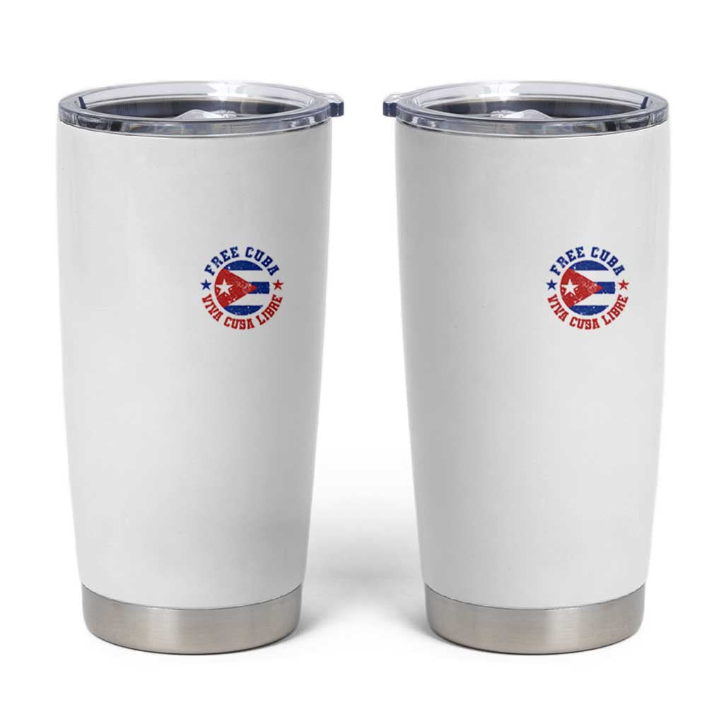 Free Cuba Viva Cuba Libre Tumbler Cup SOS Cuba Energy Crisis