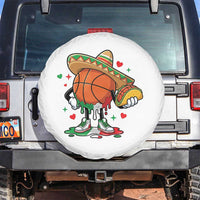 Funny Cinco De Mayo Basketball Spare Tire Cover Mexican Fiesta Party