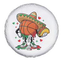 Funny Cinco De Mayo Basketball Spare Tire Cover Mexican Fiesta Party