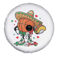 Funny Cinco De Mayo Basketball Spare Tire Cover Mexican Fiesta Party