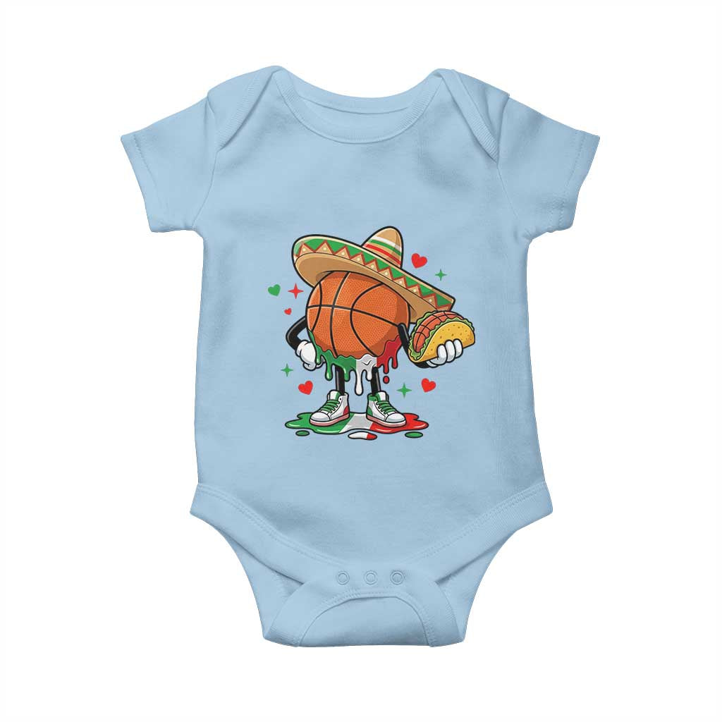 Funny Cinco De Mayo Basketball Baby Onesie Mexican Fiesta Party