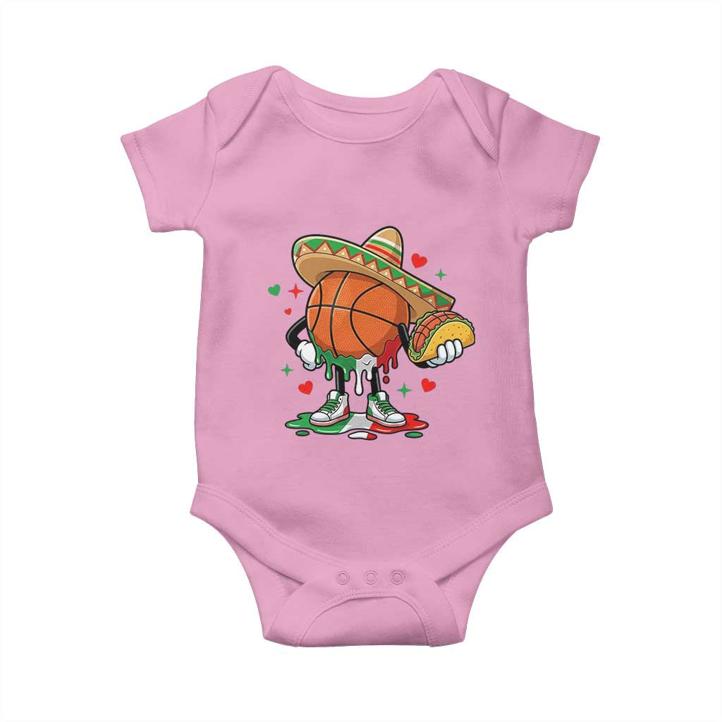 Funny Cinco De Mayo Basketball Baby Onesie Mexican Fiesta Party