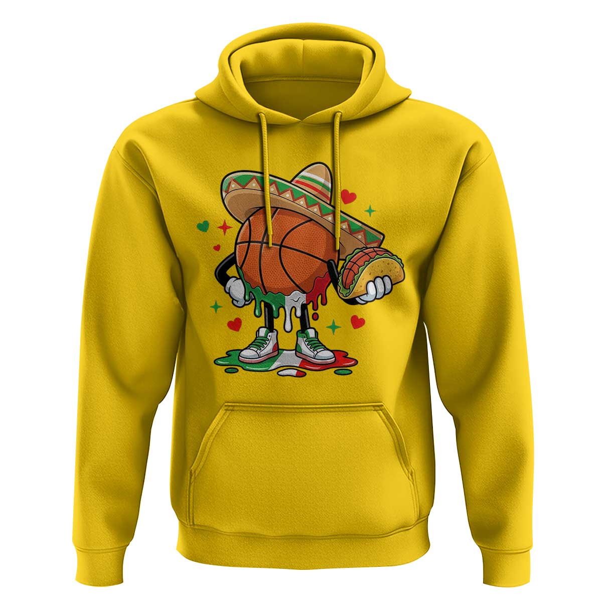 Funny Cinco De Mayo Basketball Hoodie Mexican Fiesta Party