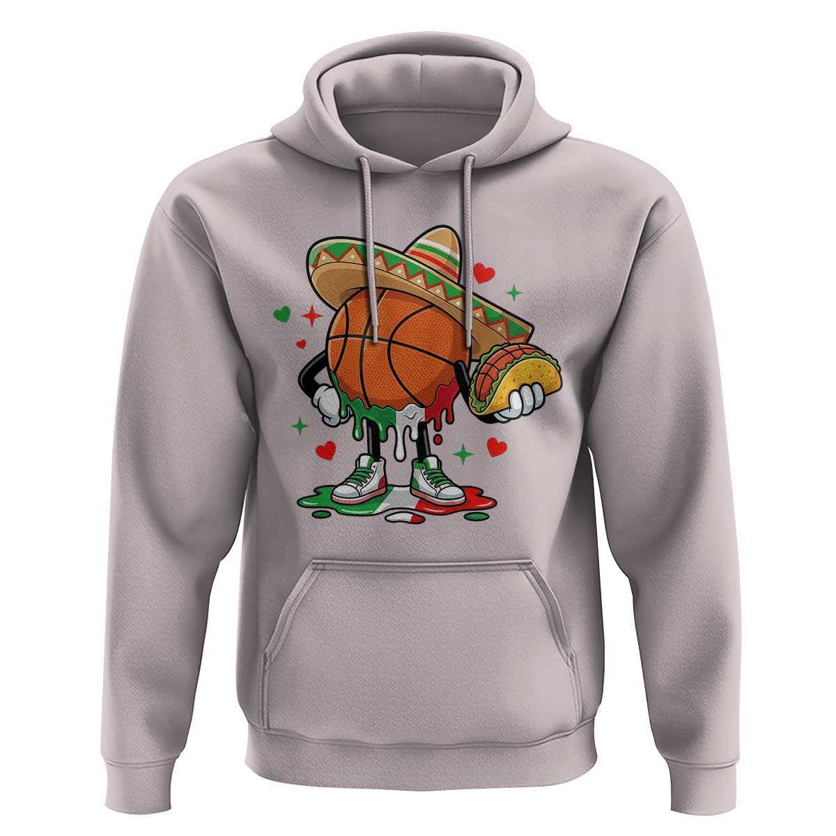 Funny Cinco De Mayo Basketball Hoodie Mexican Fiesta Party