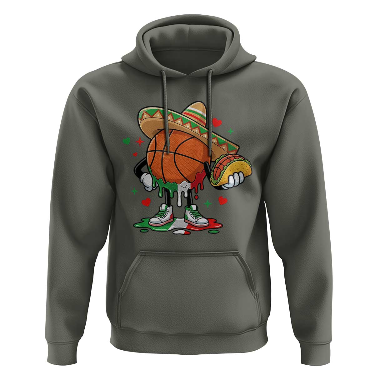Funny Cinco De Mayo Basketball Hoodie Mexican Fiesta Party