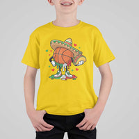 Funny Cinco De Mayo Basketball T Shirt For Kid Mexican Fiesta Party