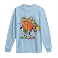 Funny Cinco De Mayo Basketball Long Sleeve Shirt Mexican Fiesta Party