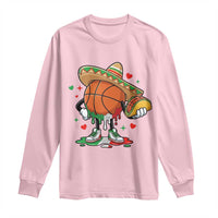 Funny Cinco De Mayo Basketball Long Sleeve Shirt Mexican Fiesta Party