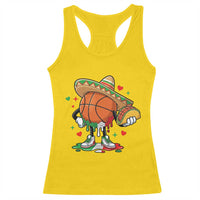 Funny Cinco De Mayo Basketball Racerback Tank Top Mexican Fiesta Party