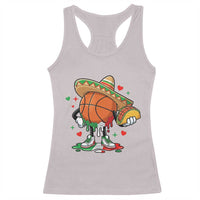 Funny Cinco De Mayo Basketball Racerback Tank Top Mexican Fiesta Party