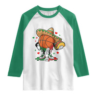 Funny Cinco De Mayo Basketball Raglan Shirt Mexican Fiesta Party