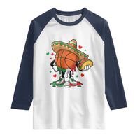 Funny Cinco De Mayo Basketball Raglan Shirt Mexican Fiesta Party