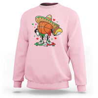 Funny Cinco De Mayo Basketball Sweatshirt Mexican Fiesta Party