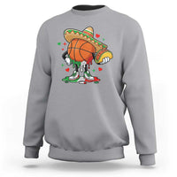 Funny Cinco De Mayo Basketball Sweatshirt Mexican Fiesta Party